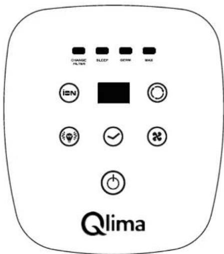 CHANGE FILTER SLEEP SCRM MAX iEN ✓ Qlima