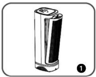 QLIMA A 68 - ADVERTÊNCIA DE AVISO DE LÂMPADA UV - 1