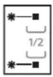 TELEFUNKEN TFVGS60X20A - 6.) ^1/2 Half Load Touch Button - 1