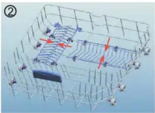 TELEFUNKEN TFVGS60X20A - Lower Basket Folding Racks - 2