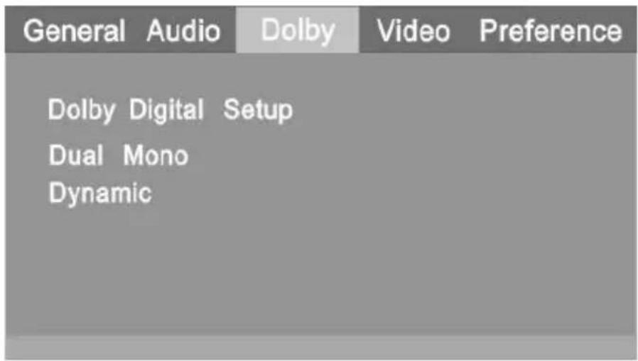 Sunstech DVPMH225 - Dolby Digital Set-up - 1