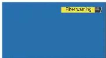Filter warning