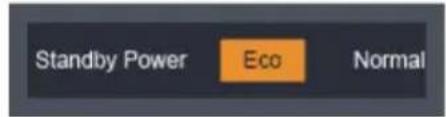 Standby Power Eco Normal