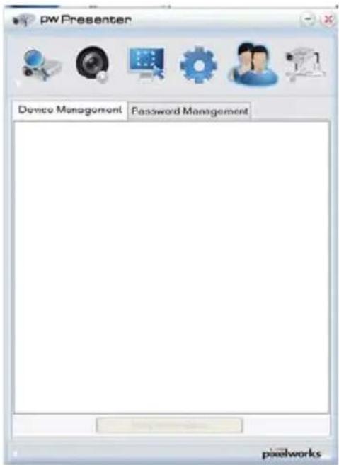 pw Presenter Device Management Password Management Pixelworks