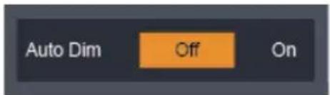 Auto Dim Off On