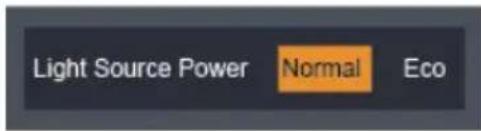 Light Source Power Normal Eco