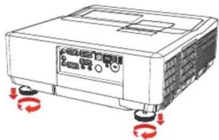 RICOH PJ WXC4660 - Adjust the position of the projected image - 2