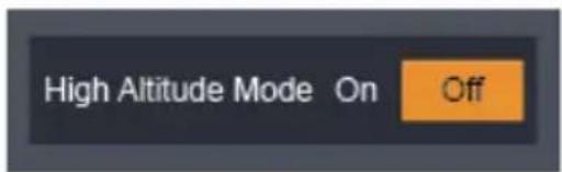High Altitude Mode On Off