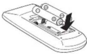 RICOH PJ WXC4660 - Installation of Remote Control Batteries - 2