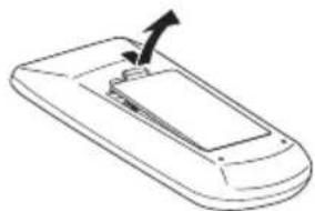 RICOH PJ WXC4660 - Installation of Remote Control Batteries - 1