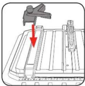 Ozito TCS-115 - Setting up the mitre guide - 1