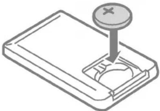 LG DX130-JD - Inserting the Remote Control Batteries (DS125/AB110) - 2