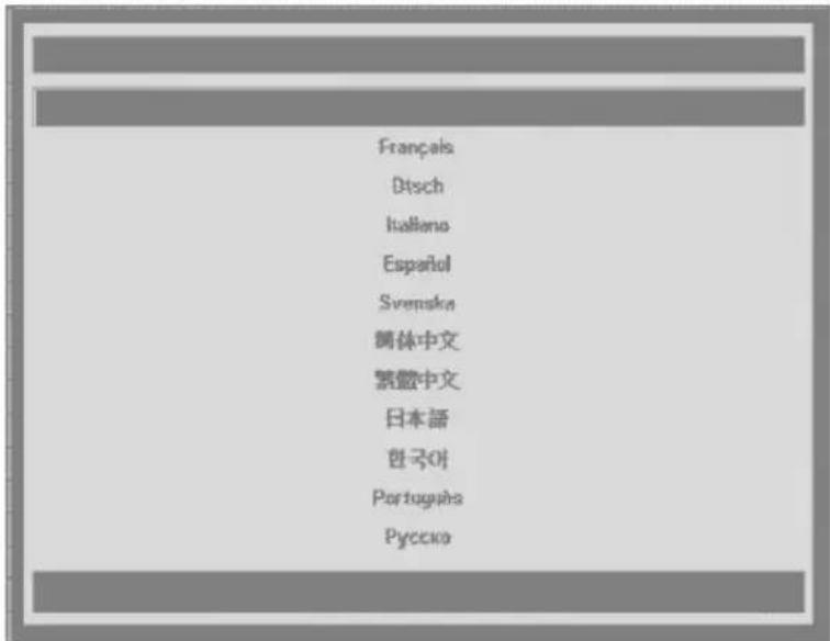 Français Dtsch Italiano Español Svenska 調体中文 繁體中文 日本語 한국어 Português Русско