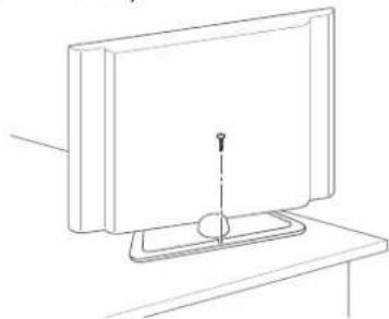 LG 42LA6130 - Застопоряване на телевизора върху маса - 1