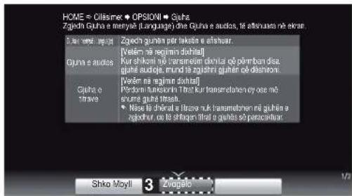 HOME = Cilasimac • OPSIONI • Guha Zjelch Guha e menyase (Language) de Guha e audos, te afishuava ne ekrar. Guna e audos Guna e chave Zjelch gunan per lekstin e afishuar. [Valém na regimin dahtal] Kur shkani ná transmetan devita ce pénben disa guhá audops, mund te jagihiri guhár ne dashtoni. [Valém na regimin dahtal] Perdomiunstevin Thzur transmetanency ose me evone guha trest. • Nise te shkari e trzeve ruk transmetanen ná guhá a gjelchur, ne te shkari that e guhás se paracetuar Shko Moyll 3 Zjogalo