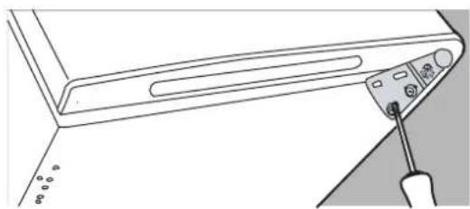 Norpole NPDR340STE - CHANGING THE REVERSIBLE DOOR - 5