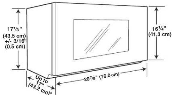 MAYTAG UMV1160CB - Installation Dimensions - 4