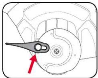 Ozito PXCGTABLC-218E - Attaching a Blade - 1