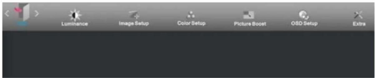 Luminance Image Setup Color Setup Picture Boost OSD Setup Extra