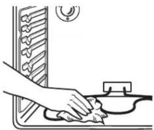 Mabe EML27WWF0 - If your range has this knob, it has a self-cleaning oven. Follow these instructions. - 1