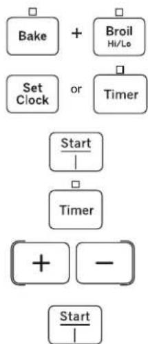 Mabe EML27WWF0 - How to Set Sabbath Feature for Regular Baking - 1