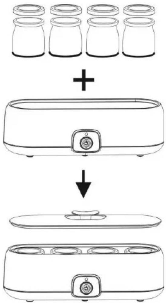 GORENJE JM20W - Приготування йогурту - 1