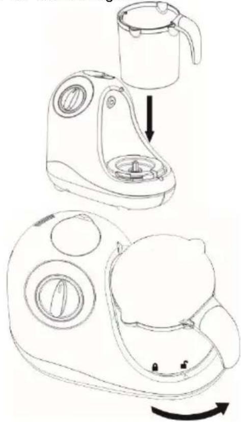 GORENJE BFM900BY - Messer entfernen und wieder einsetzen - 3