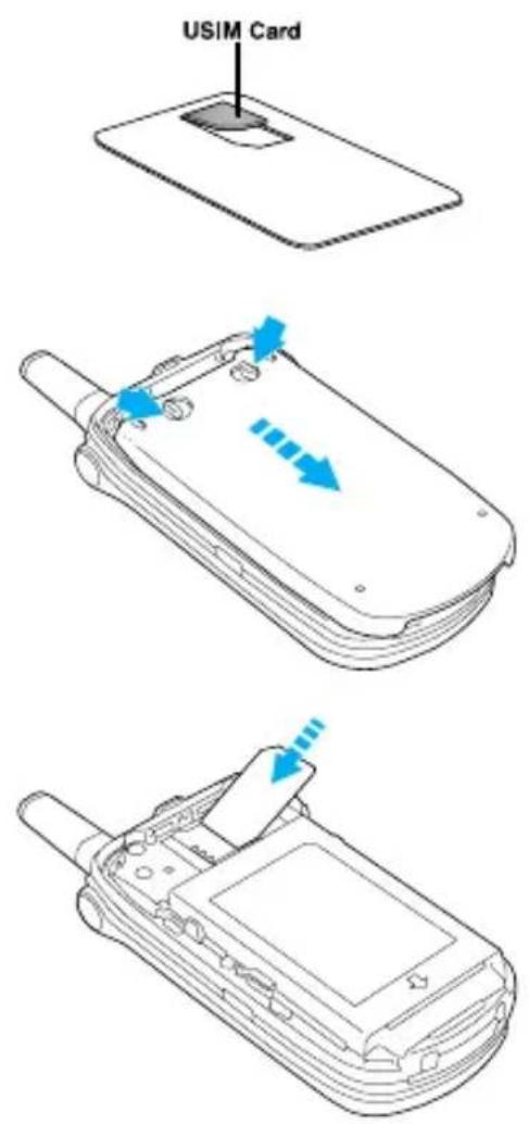 LG U8150 - Installing the USIM card - 1