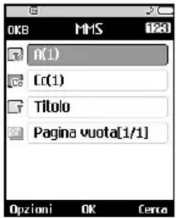 OKB MMS 128 A(1) Cc(1) Titolo Pagina vuota[1/1] Opzioni OK Cerca