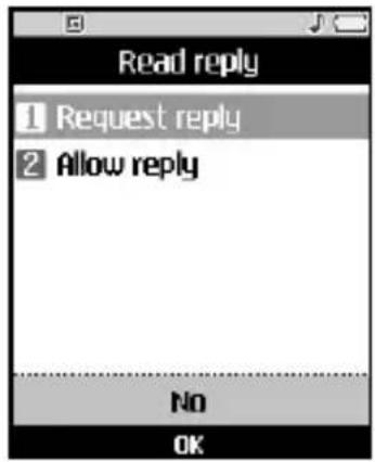 Read reply 1 Request reply 2 Allow reply No OK