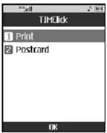 TIMClick 1 Print 2 Postcard OK