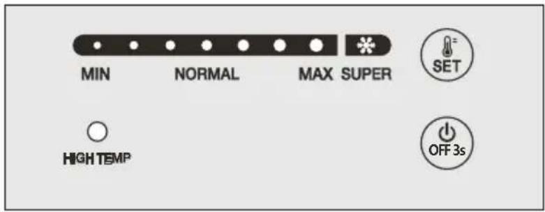 Magic Chef HMCF9W2 - Temperature Control - 1