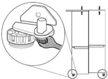 LG GSL760PZUV - Door Alignment for Freezer and Fridge Door - 1