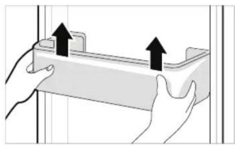 LG GCD5711NS - Removing the Fridge Door Basket - 1