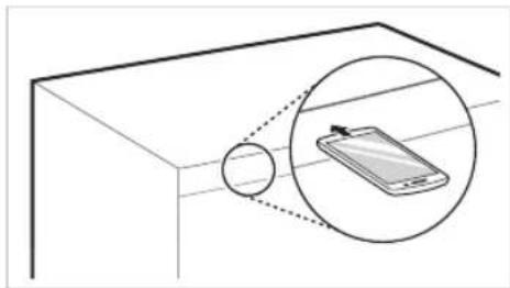 LG GCD5711NS - Panneau d'affichage à l'intérieur de la porte du réfrigérateur - 1