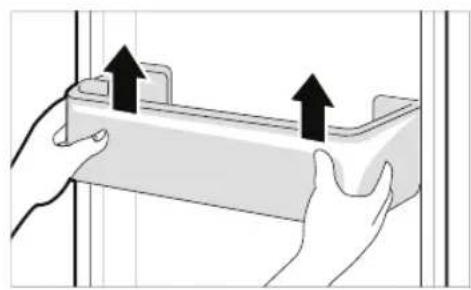 LG GCD5711NS - Retrait du panier de porte du réfrigérateur - 1