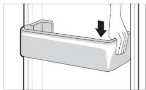 LG GCD5711NS - Refitting the Fridge Door Basket - 1
