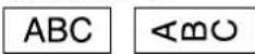 EPSON LabelWorks LW-K400VP - ■ Lining up characters vertically - 1