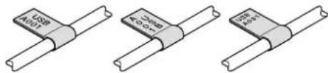 EPSON LabelWorks LW-K400VP - Flag labels wrapping a cable - 1