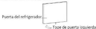 Puerta del refrigerador Tope de puerta izquierda
