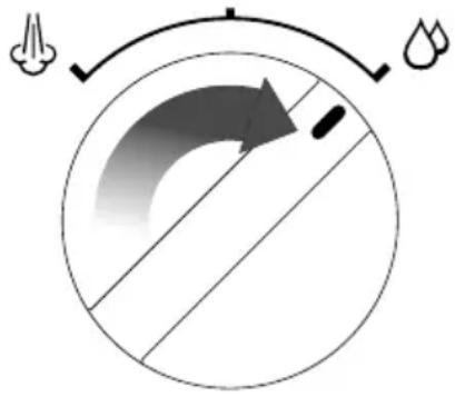 Diagram showing a circular progress arc with arrows and symbols, likely illustrating a cycle or process.