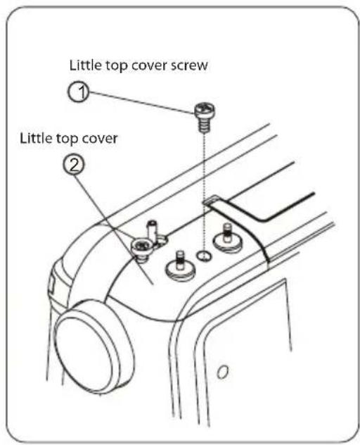 Little top cover screw ① Little top cover