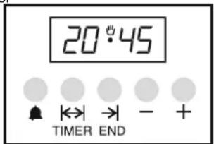 20°45 TIMER END