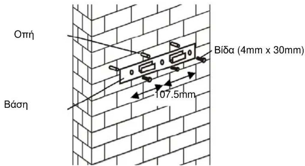 Οπή Báση Bíδα (4mm x 30mm) 107.5mm