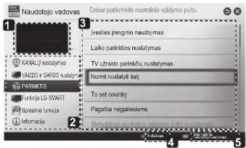 Naudotojo vadovas Debar patikrinkite nuotolinio valdymo pultu. Ivesties jrenginio naudojimas Laiko parinkties nustatymas TV izrakto parinkčiu nustatymas Nonint nustatyli šati To set country Pagalba neigaliesiems Stabukingno nustolinio valdymo valde nustatymas