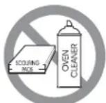 KENMORE 790.45202 - Do not use the following on the ceramic glass cooktop: - 2