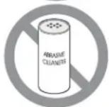 KENMORE 790.45202 - Do not use the following on the ceramic glass cooktop: - 3