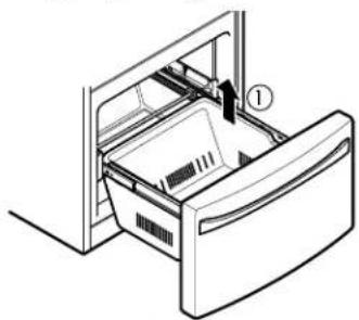 KENMORE 795.73132 - HOW TO REMOVE THE FREEZER DRAWER - 1