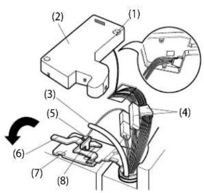 KENMORE 795.73132 - To remove the left refrigerator door: - 2