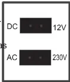 DC 12V AC 230V